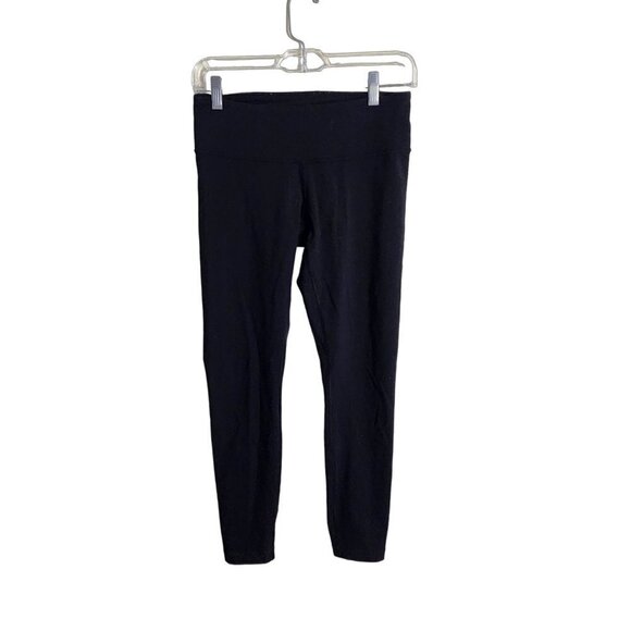 Lululemon Wunder Under Mid Rise Black Leggings Size 6 - Picture 1 of 4